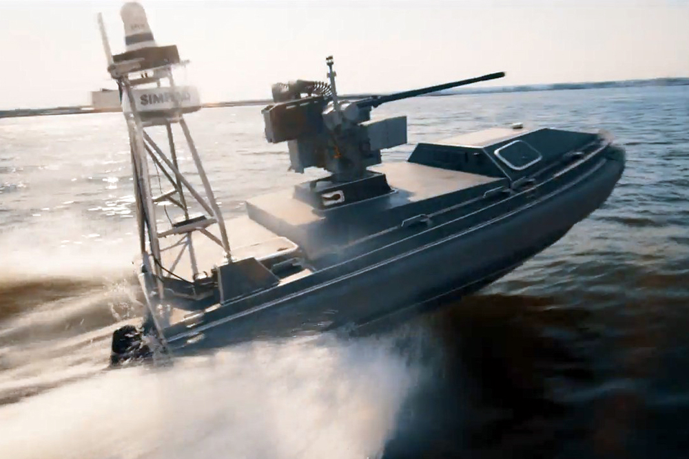 EOS R400 demonstrated on USV, extending into maritime operations